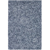 Galaxy Wool Area Rug in Blue