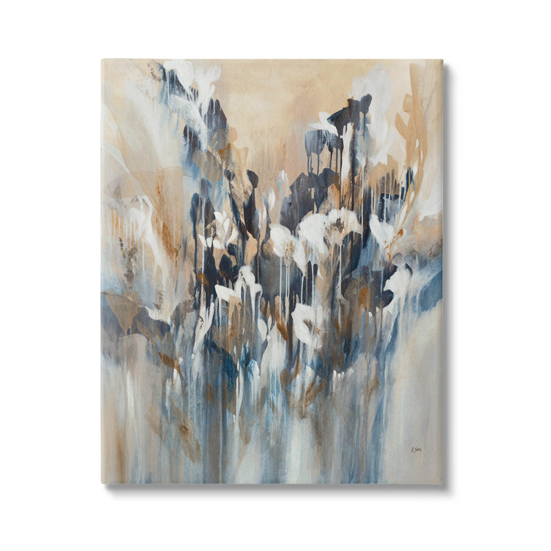 «Layered Botanical Abstract», art mural par K. Nari, H 20 po x l 16 po x P 1,5 po