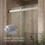Levity Plus Less Sliding Shower Door, 81-5/8 In. H X 44-5/8 - 47-5/8 In. W, With 3/8 In.-Thick Crystal Clear Glass-1811766428