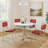Kimlee 4 - Person Pedestal Dining Set-1020658236