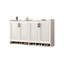Rangement pour chaussures en alliage d'aluminium blanc
