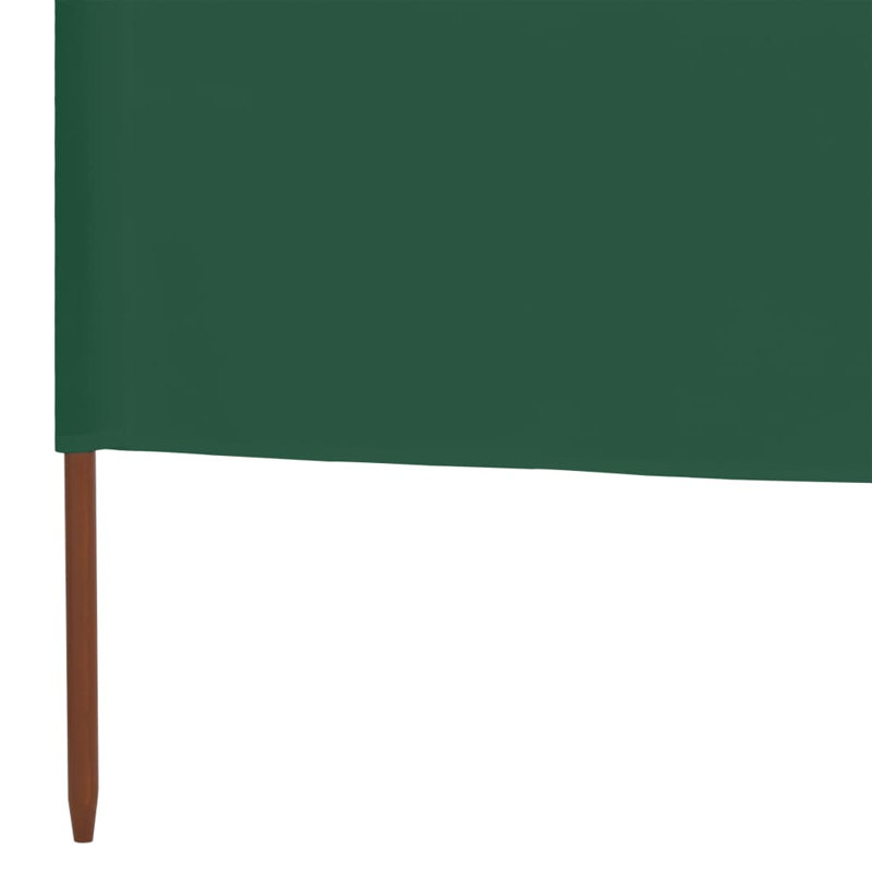 Caffin Folding Room Divider, Green, 3