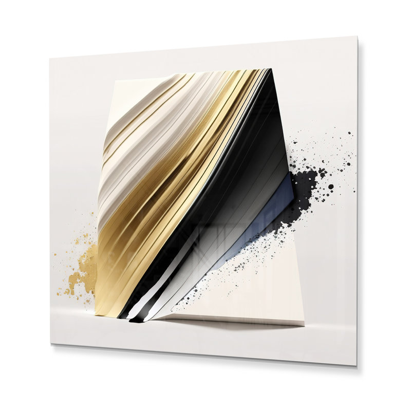 Loel Abstract Wall Decor on Metal, 23" H x 23" W x 1" D