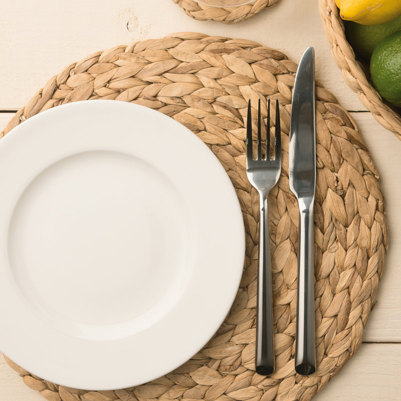 Creative Tops Naturals Jute Woven Round Placemat Set