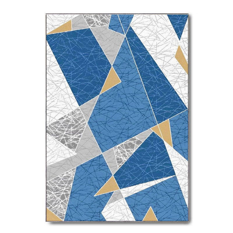 Tapis en coton Dayanara, Tapis de couloir 5 pi 3 po x 13 pi 1 po