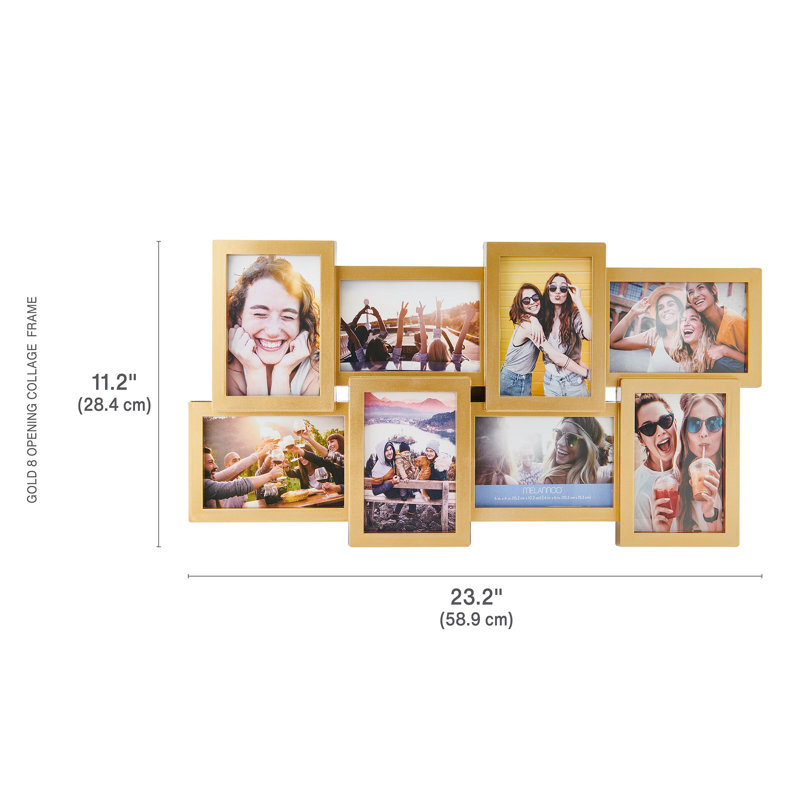 Melannco 8-Opening Photo Collage Frame, 8