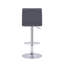 Gunnell Swivel Upholstered Adjustable Height Counter Stool with Metal Frame