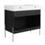 Meuble-lavabo autoportant avec porte à fermeture en douceur 36 po.-729085085