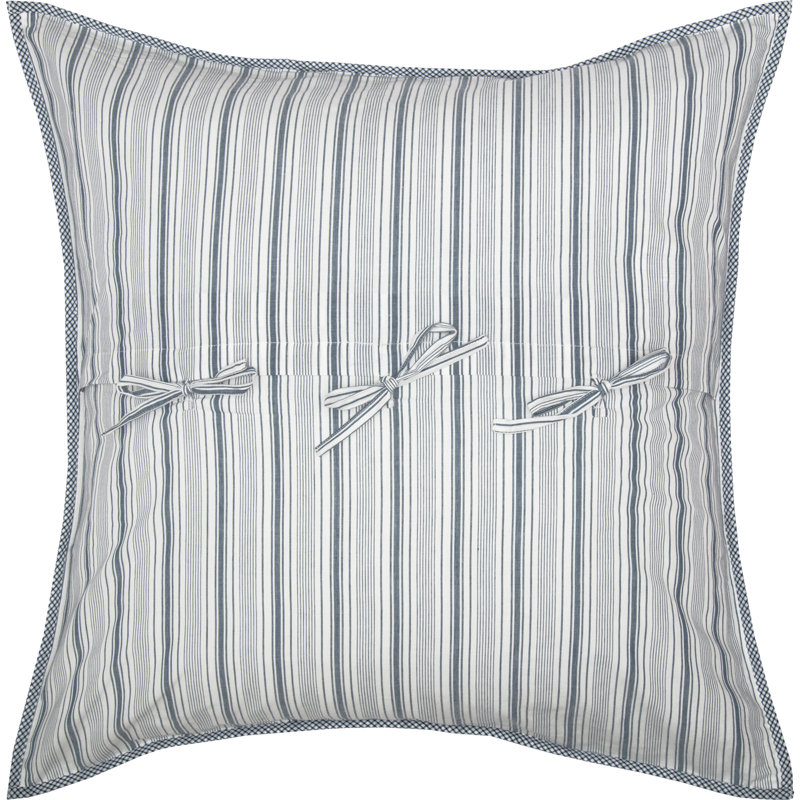 Sawyer Mill Sham Set, Euro, Denim Blue/Soft White