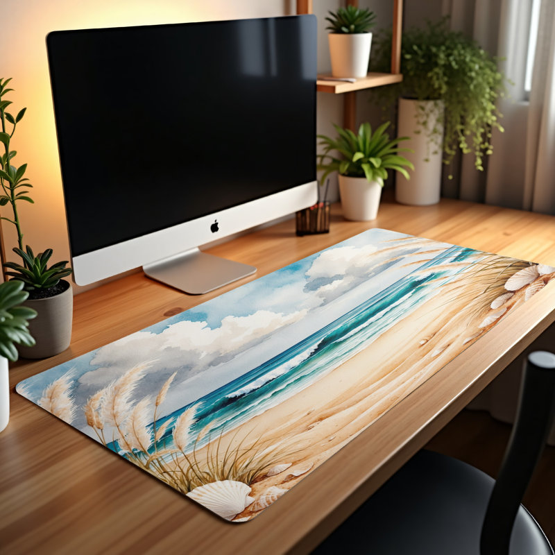Polyester Desk Pad, 31.5x15.5
