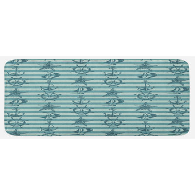 Tapis de cuisine de roue de navires