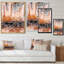 «Organic Shapes in Brown and Black Marble Art II», reproduction d'art moderne sur toile-1181565591-1181565595