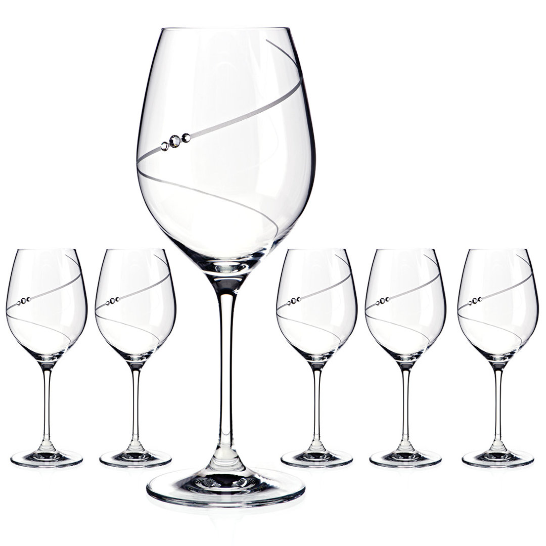 470ml Crystal Red Wine Glass Set