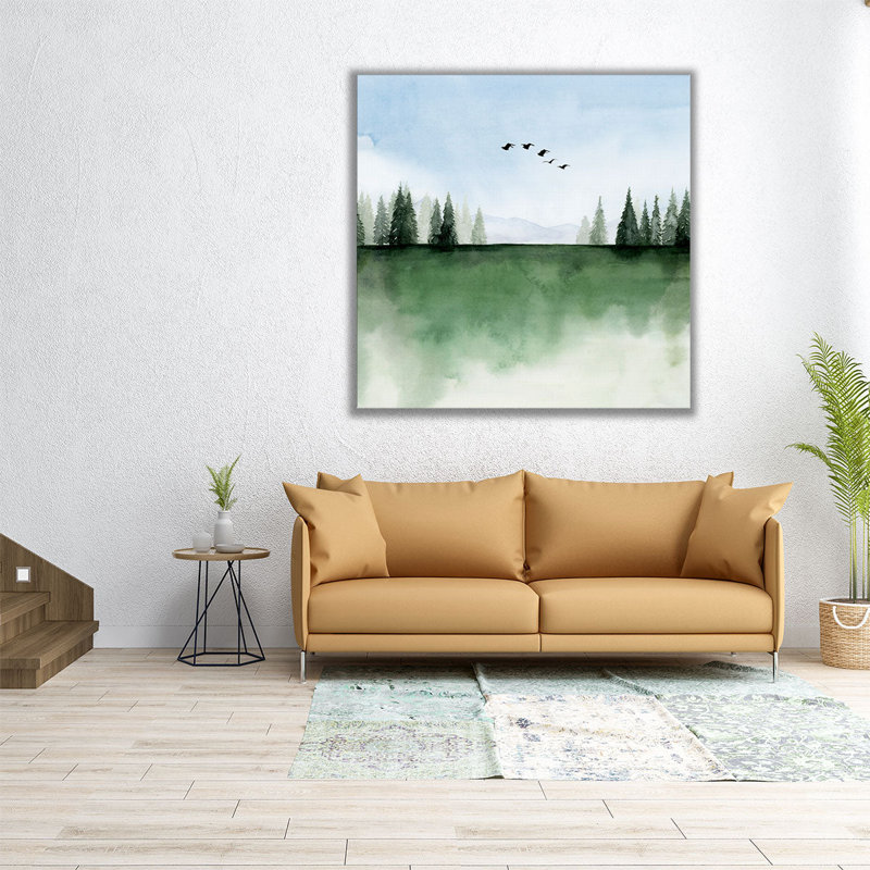 «Forest's Edge I», reproduction d'art sur toile, H 20 po x l 20 po