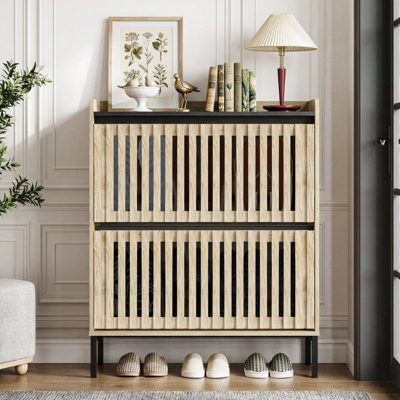 16 Pair Shoe Storage Cabinet