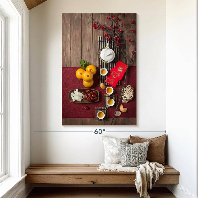 Yarlin Chinese New Year Spread, 51" H x 34" W