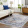 Mittler Oriental Machine Woven Polyester Area Rug in Brown