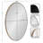 Anant Oval Ornate Wall Mirror