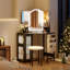 Brackmann Dressing Table with Mirror-48703800