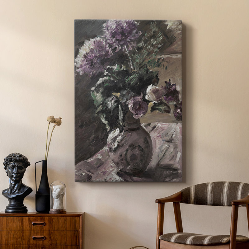 Imprimé floral rétro CCLXIX - galerie Cavas sur mesure, H 27 po x l 18 po