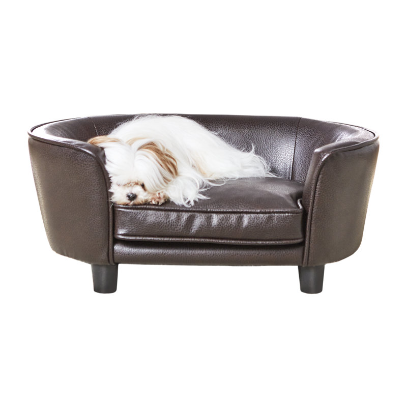 Faux Leather Pet Bed