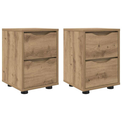 30.5cm W Manufactured Wood Bedside Table