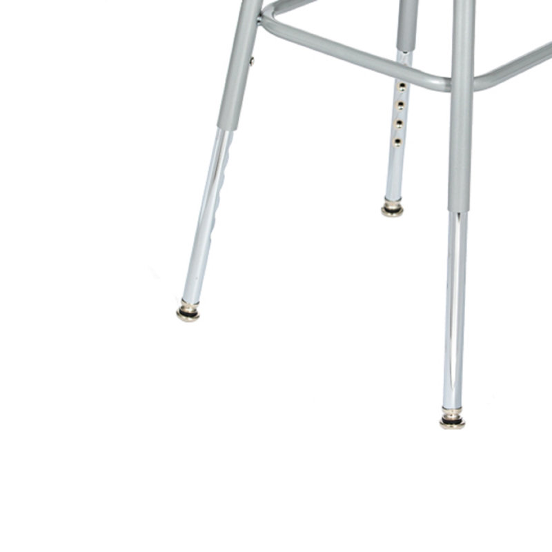 Tabouret à hauteur réglable Clint, gris, paquet de 2, 26"