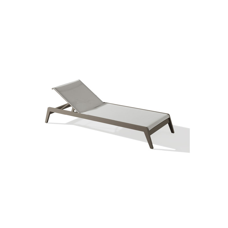 Harlyn Outdoor Metal Chaise Lounge