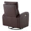 Fauteuil inclinable et pivotant double pivotant en cuir de 30,5 po Corvin-1345600928