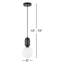 Luminaire suspendu sphérique 1 lumière Matsu