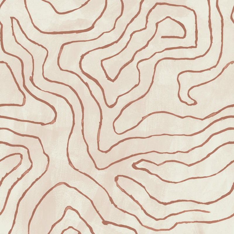 Elevation - Wallpaper, Terracotta, Premium Paper, Non-Pasted