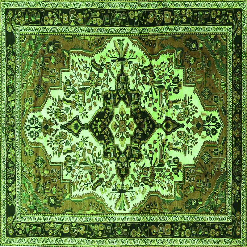 Morilus Chenille Oriental Indoor Rug, Square 8'
