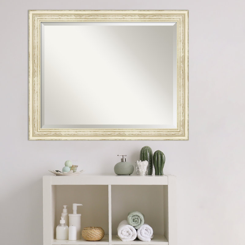 Kovac Wood Flat Wall Mirror, 26.25" H x 32.25" W