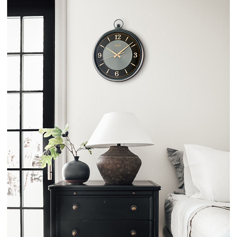 Horloge murale QXA843KLH, noir