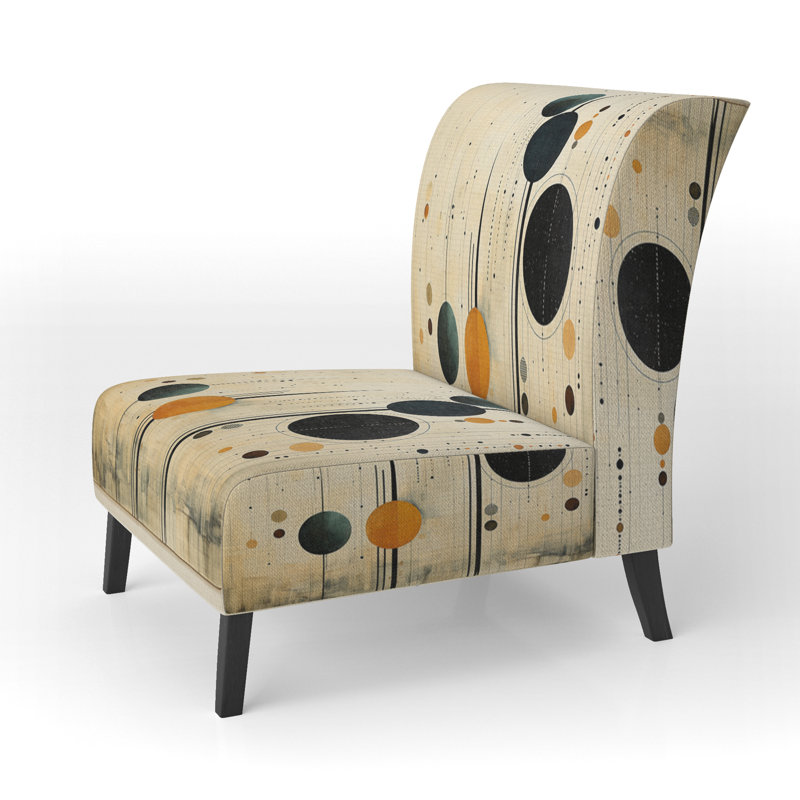 Fauteuil de chambre rembourré minimaliste coloré, Oasis IV coloré Mid Century