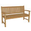 Banc de jardin et de patio en bois de teck massif Casson-314296886