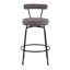  Tabouret de comptoir pivotant en tissu 25,5 po Kayson-1125779498