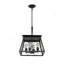 Luminaire de style lustre rétro à 4 lumières de style campagnard pour cuisine, salle à manger, salon, noir doré-1705254658-1705254657