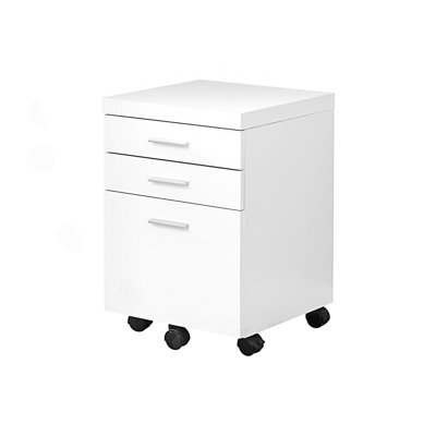 Rolling Mobile File Cabinet With Storage Drawers, Entryway Cabinet