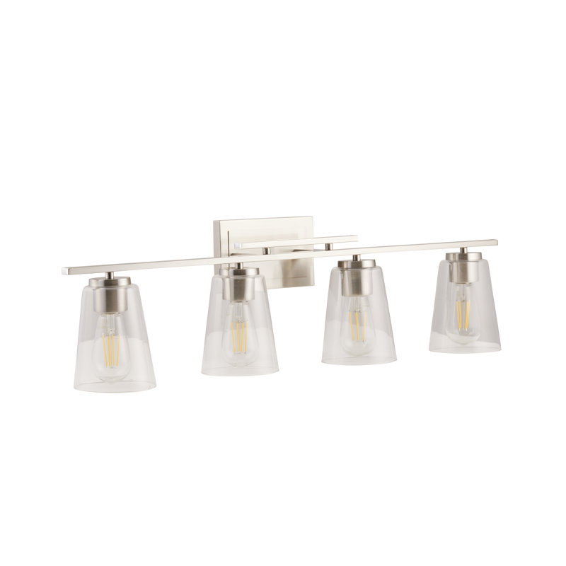 Baehr 4 - Light Dimmable Vanity Light, Brush Nickel