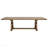 Brown Trestle Rectangular Dining Table