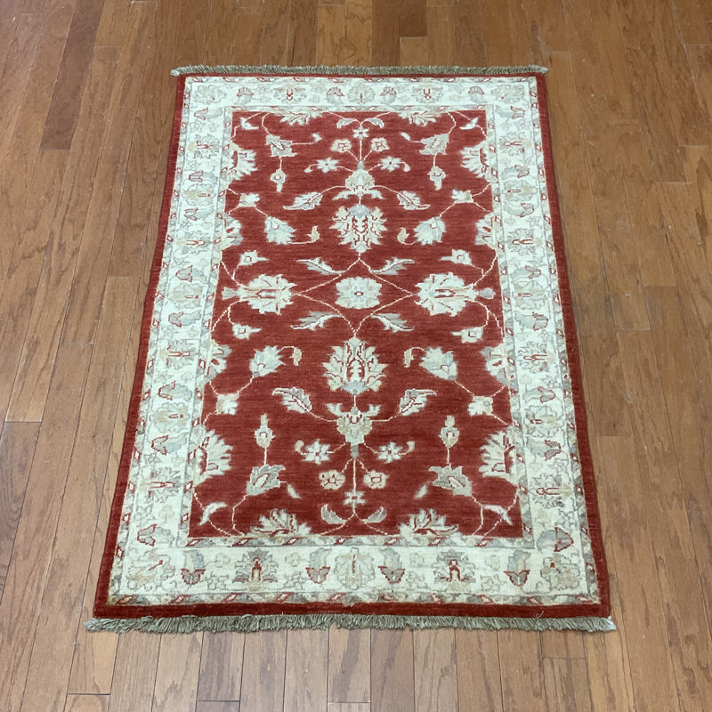  Handmade Oushak Wool Rug