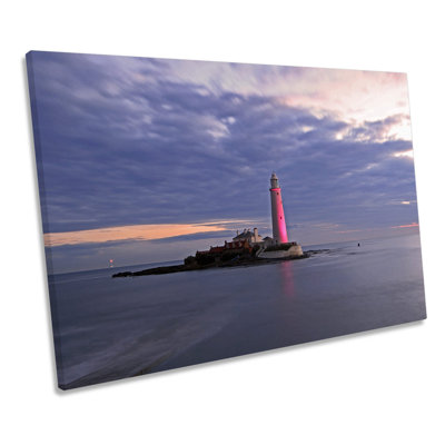 Lighthouse St Marys - Wrapped Canvas Print