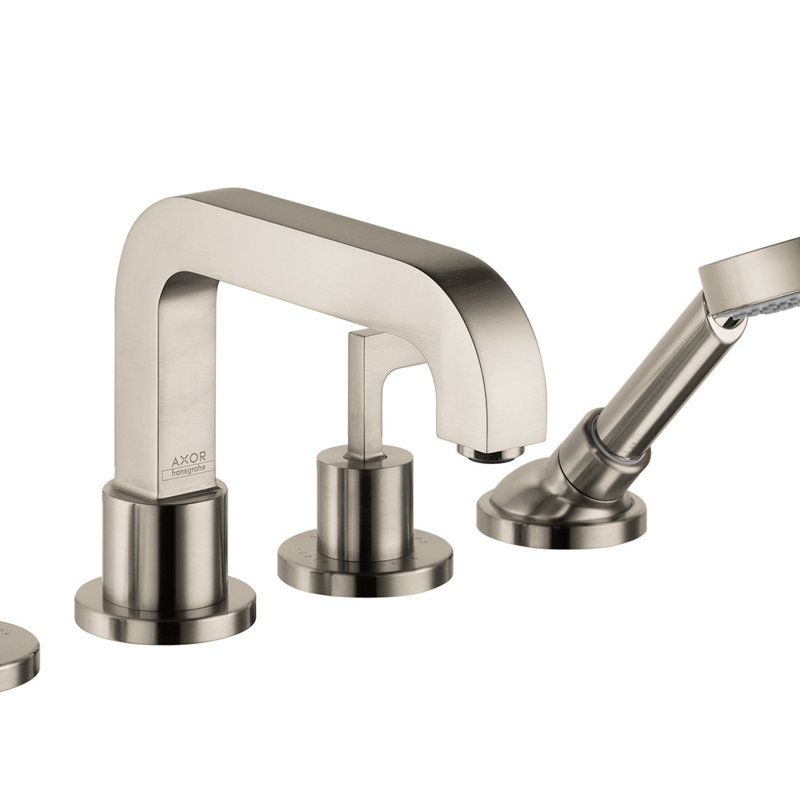Citterio Tub Filler with Diverter, Brushed Nickel