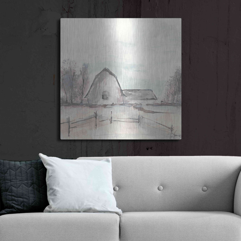 «Barn VIII» par Chris Paschke, H 36 po x l 36 po