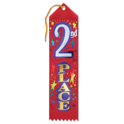Sports 2nd Place Award Ribbon