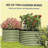 Metal Planter Box, Raised Garden Bed,with Safety Edging, Easy-to-assemble Stock Tank-965316169-965316171-965316170
