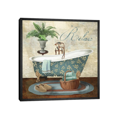 Bath Relax 1 Piece Painting on Canvas