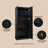 Cornelia Modern Storage Closet with 11 Fixed and Adjustable Shelves in Black-508476199