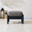 Repose-pieds de patio en aluminium avec coussins Nord